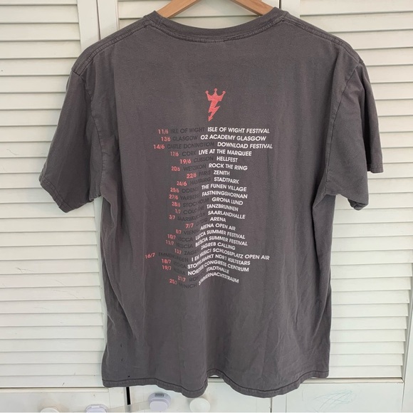 Billy Idol Kings & Queens of the Underground 2015 European/UK Tour T-Shirt XL - Picture 5 of 15